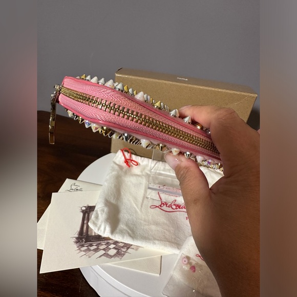 Christian Louboutin Studded wallet in EUC - Picture 6 of 17